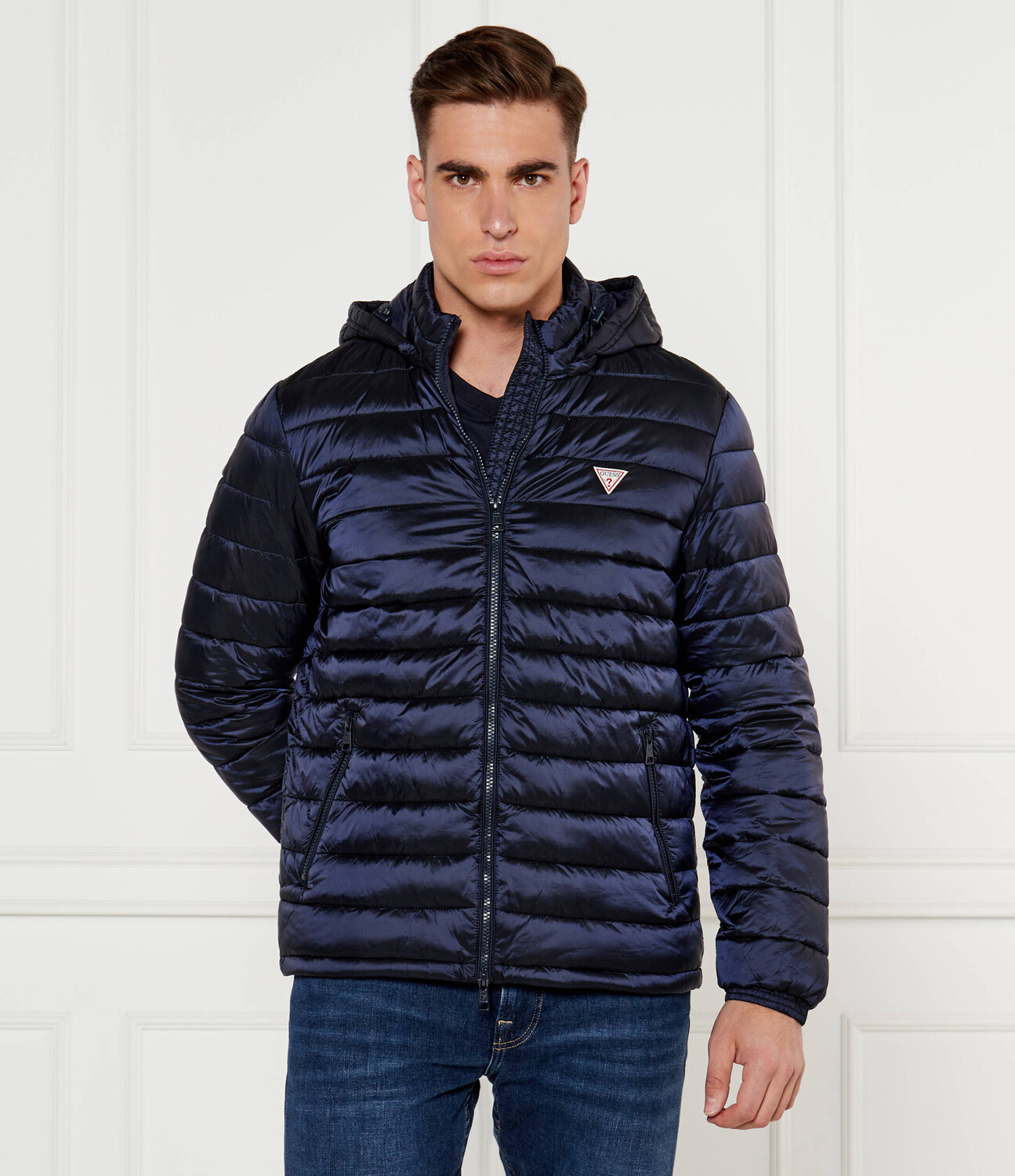 

Куртка Guess Jeans Regular Fit, темно-синий