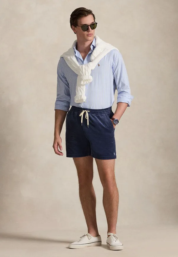 6-Дюймовые короткие шорты из вельвета в стиле «поло препстер» Polo Ralph Lauren, Boston Navy — фото 2