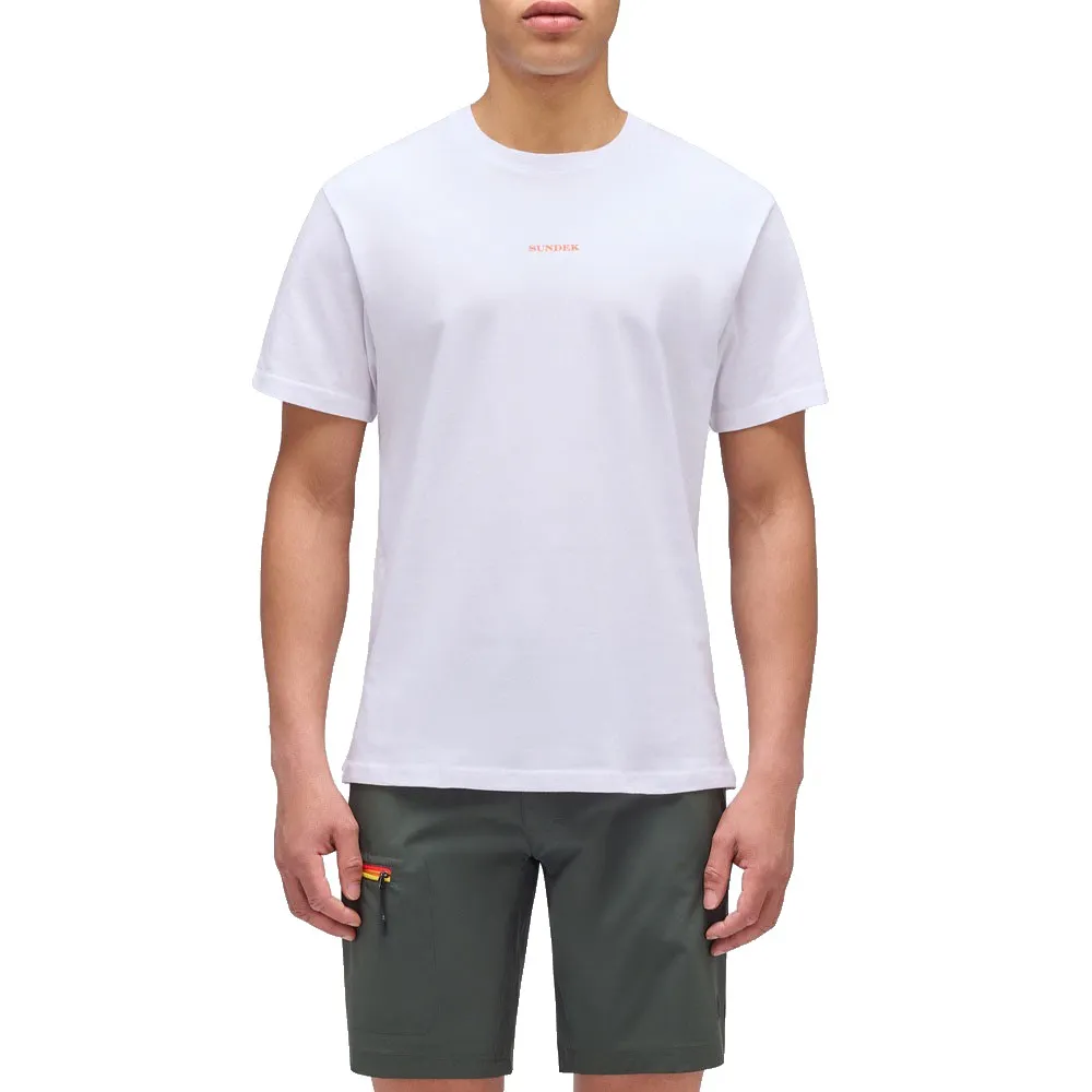 

Футболка с коротким рукавом Sundek Palm printed, белый