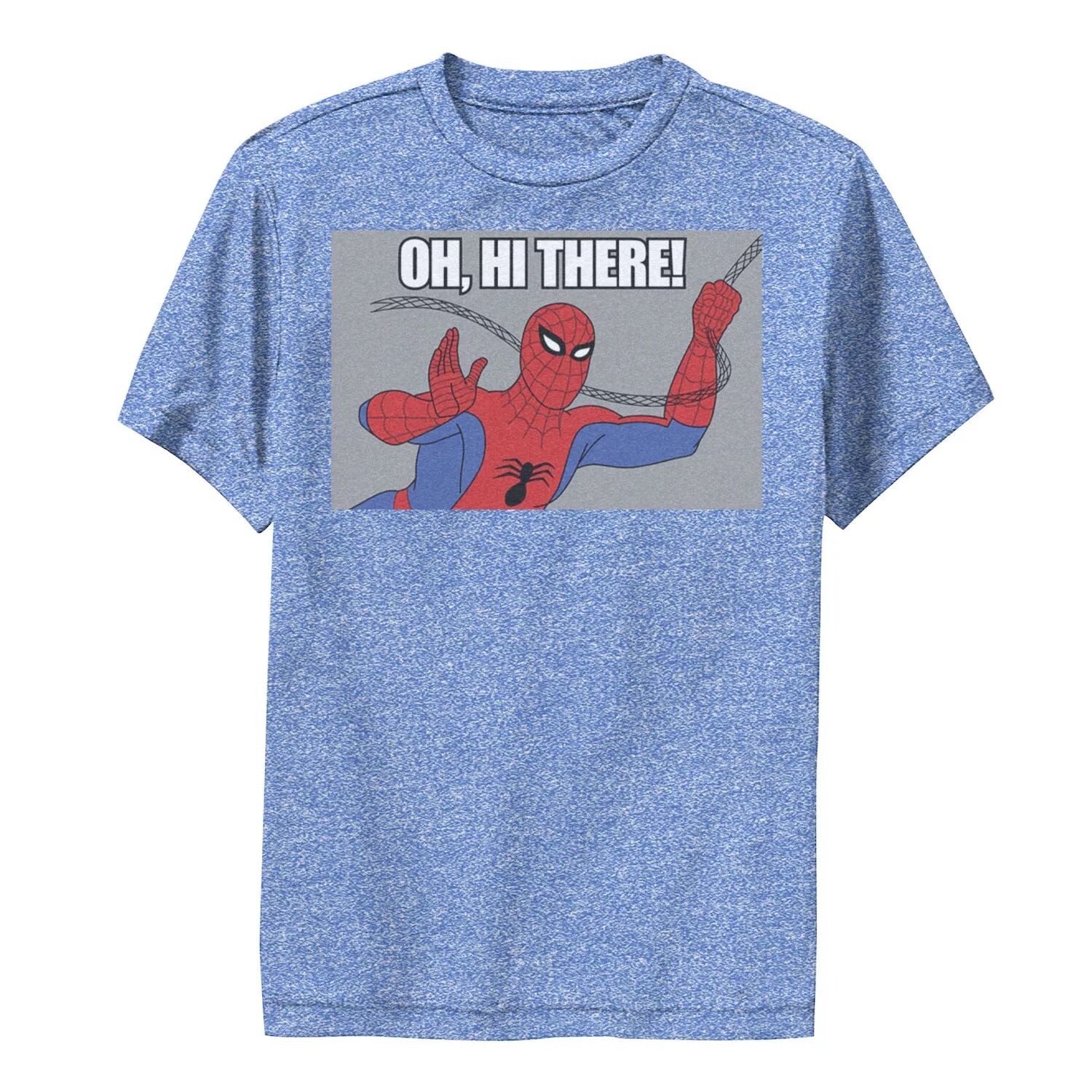 

Мальчики 8–20 лет. Marvel Spider-Man Качается О, привет! Винтажная футболка с изображением портрета Marvel