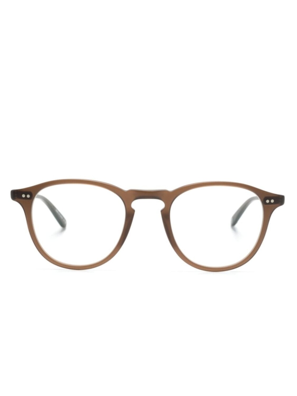 

Garrett Leight очки Hampton в круглой оправе, коричневый