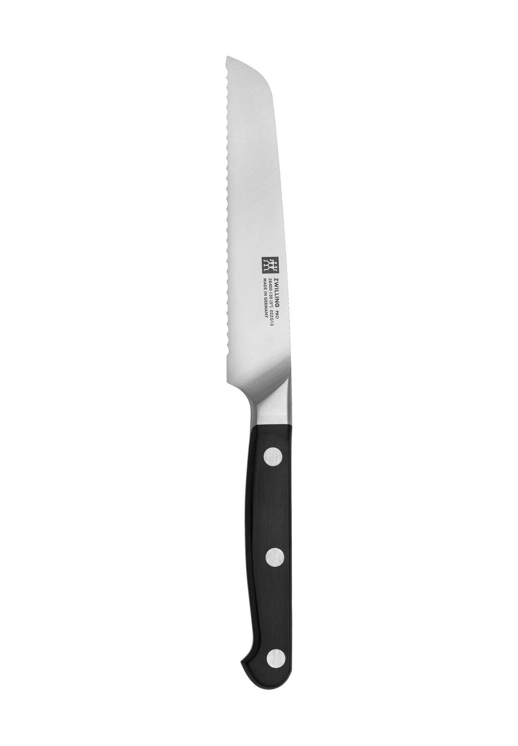 

Нож универсальный, зубчатый край, 13 см Zwilling, черный