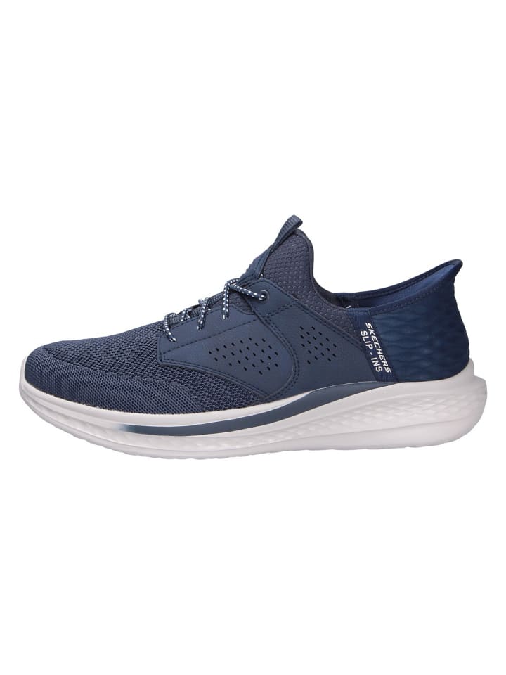Skechers Низкие кроссовки SLADE CASTER синего цвета — фото 2
