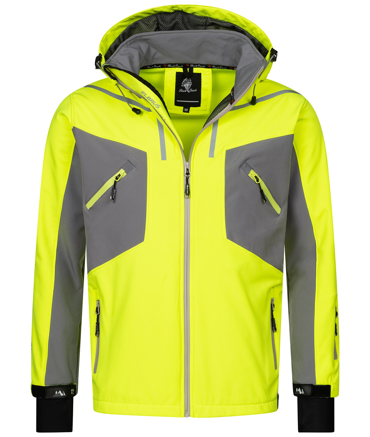 

Куртка Rock Creek Softshelljacke, цвет Neongelb