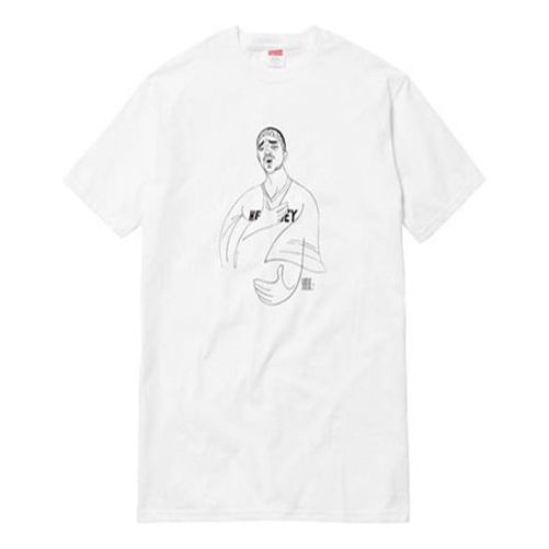 

Футболка ss18 prodigy tee white character short sleeve Supreme, белый