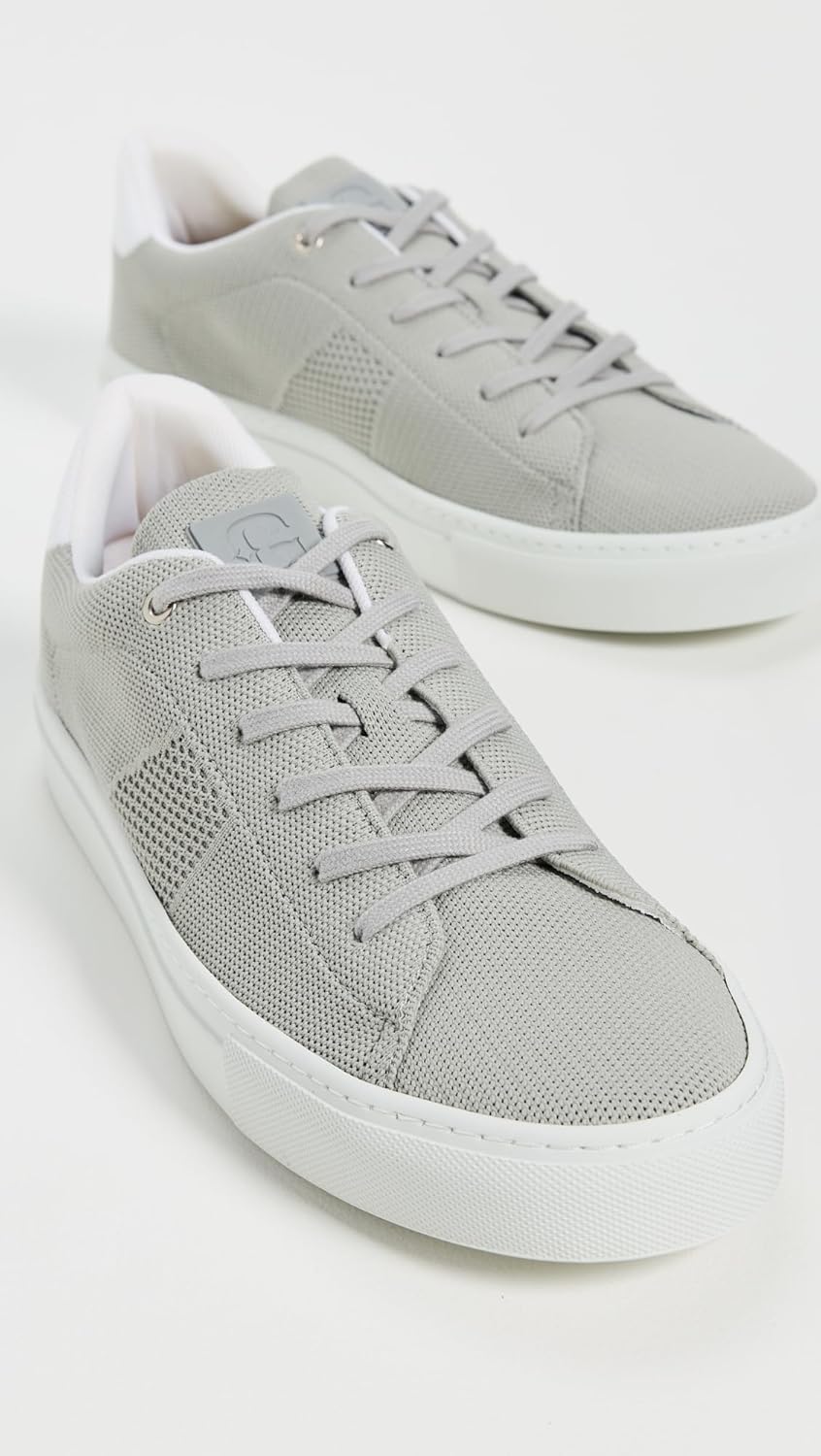 Мужские вязаные кроссовки GREATS Royale 2.0, белый/серый — фото 4