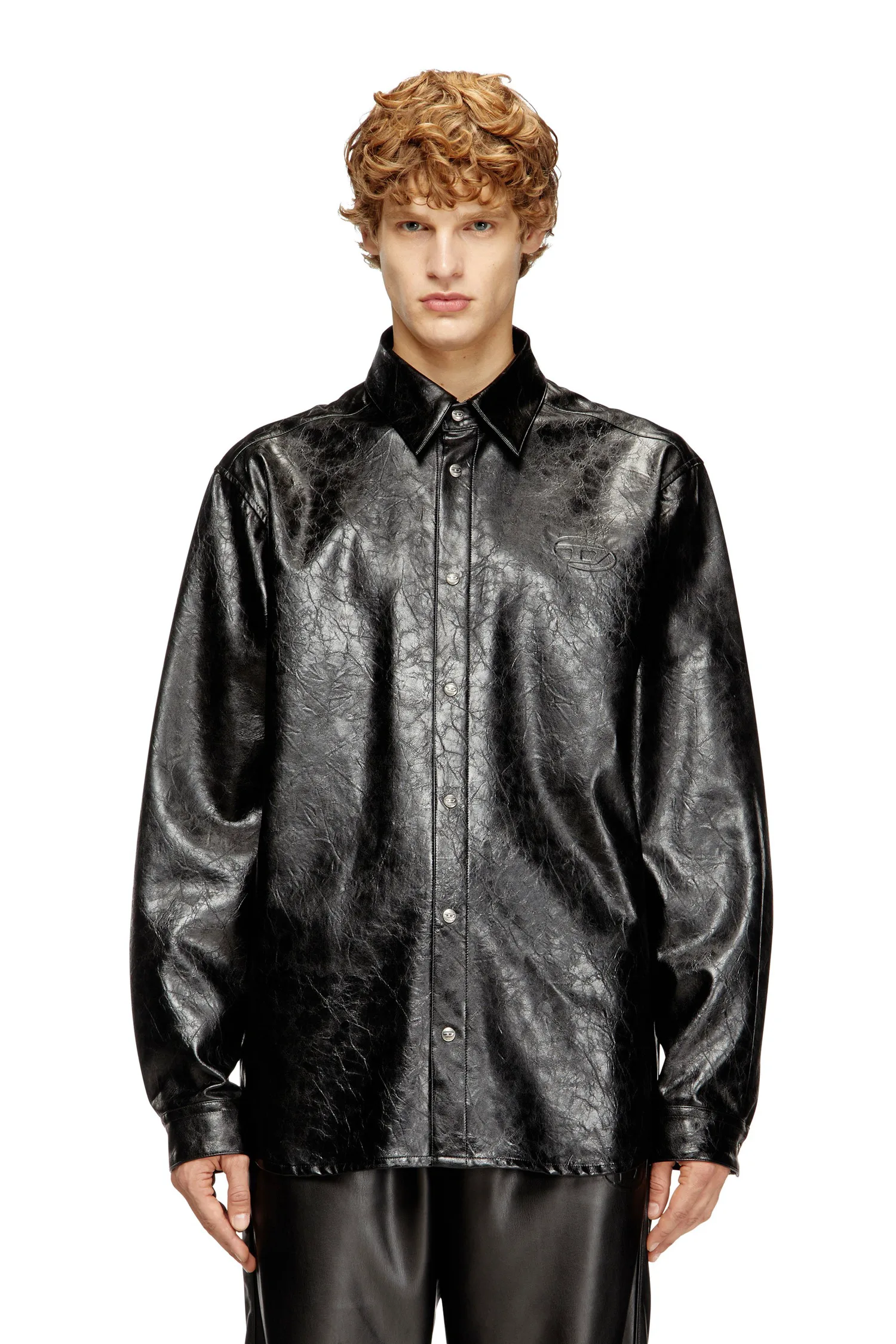 Мужская рубашка S-SIMPLY-QMBU Diesel, black