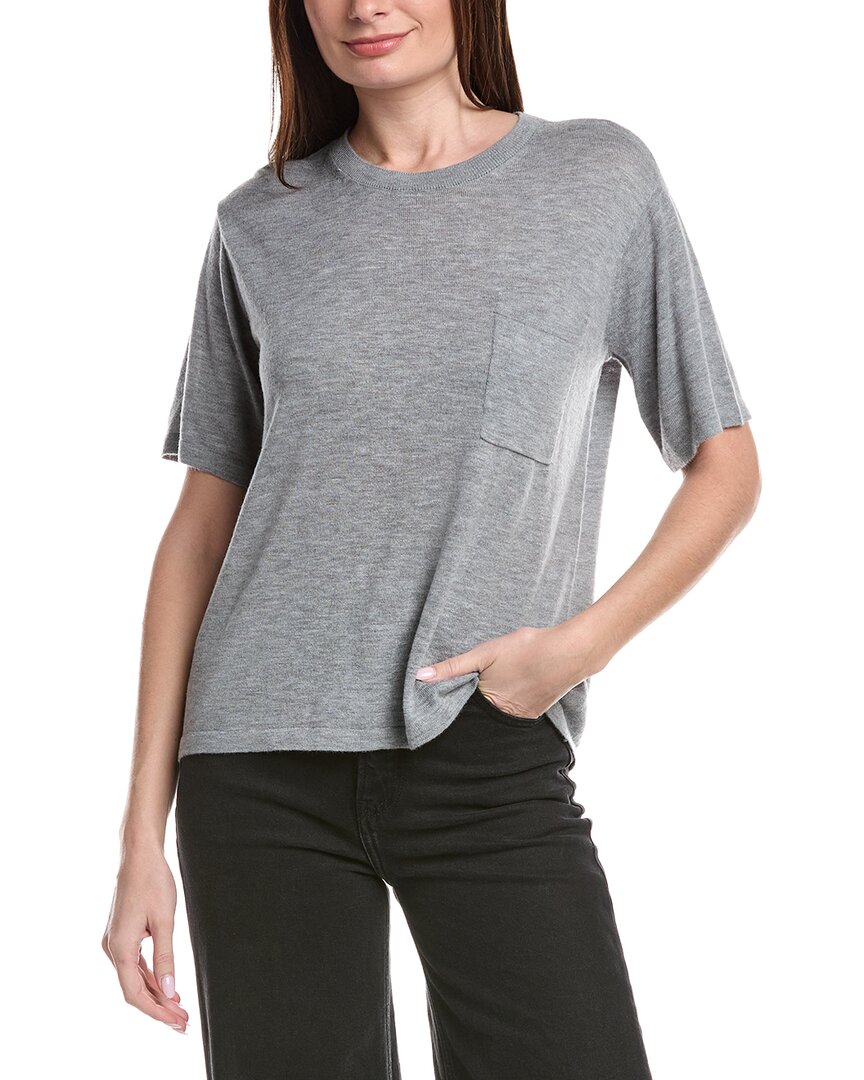 

1 Футболка STATE с карманом из шерстяной смеси 1.State, серый