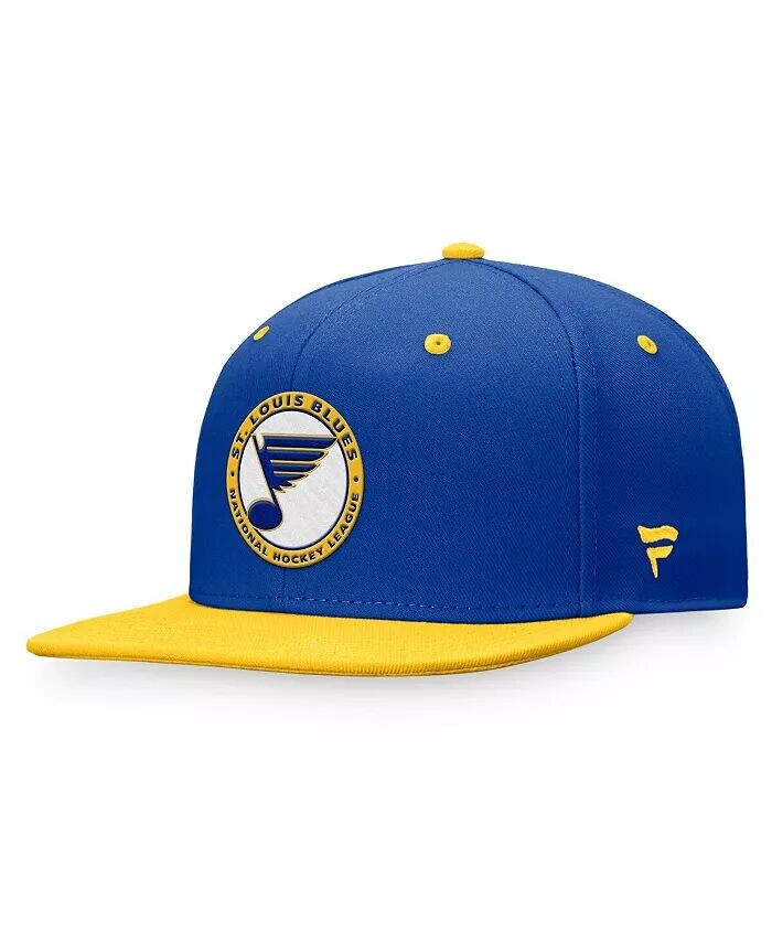 

Мужская королевская состаренная шляпа St. Louis Blue Distresseds Heritage Vintage-Like Retro Fitted Hat Fanatics