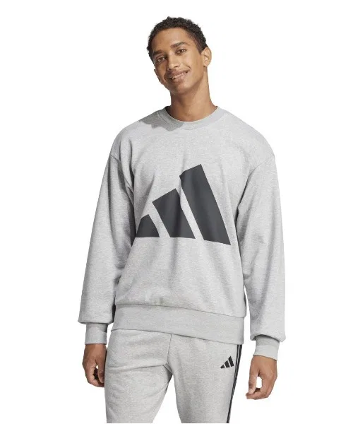 Свитшот с большим логотипом adidas Essential, серый