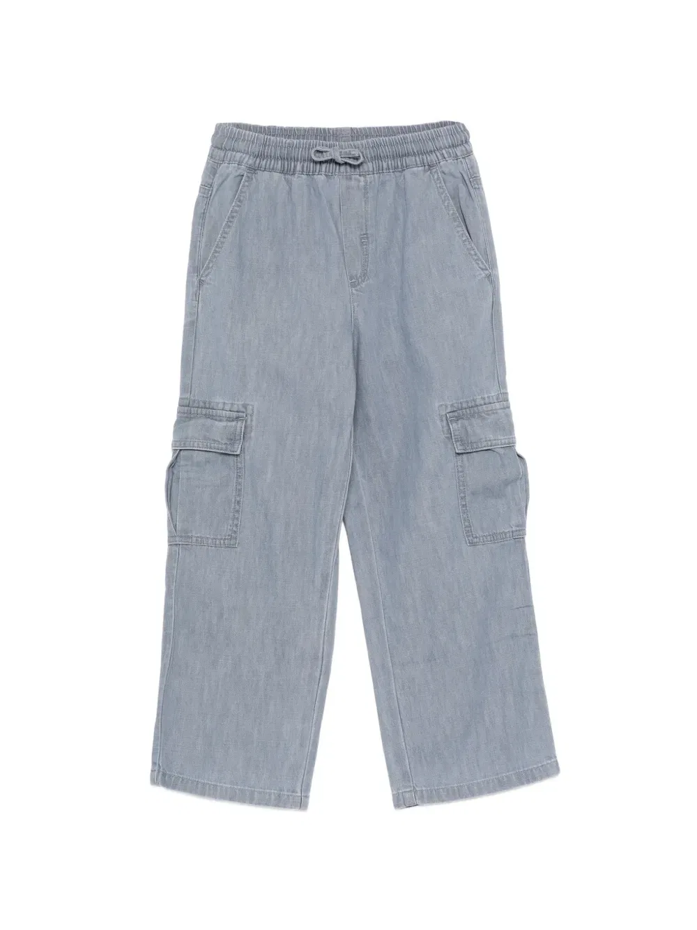 Брюки-карго на шнуровке Stella Mccartney Kids, синий