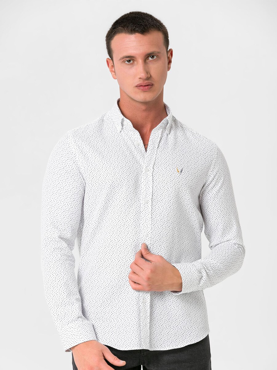 

Рубашка Slim Fit на пуговицах By Diess Collection OXFORD, белый