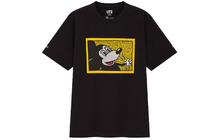 

UNIQLO Футболка унисекс, цвет Black