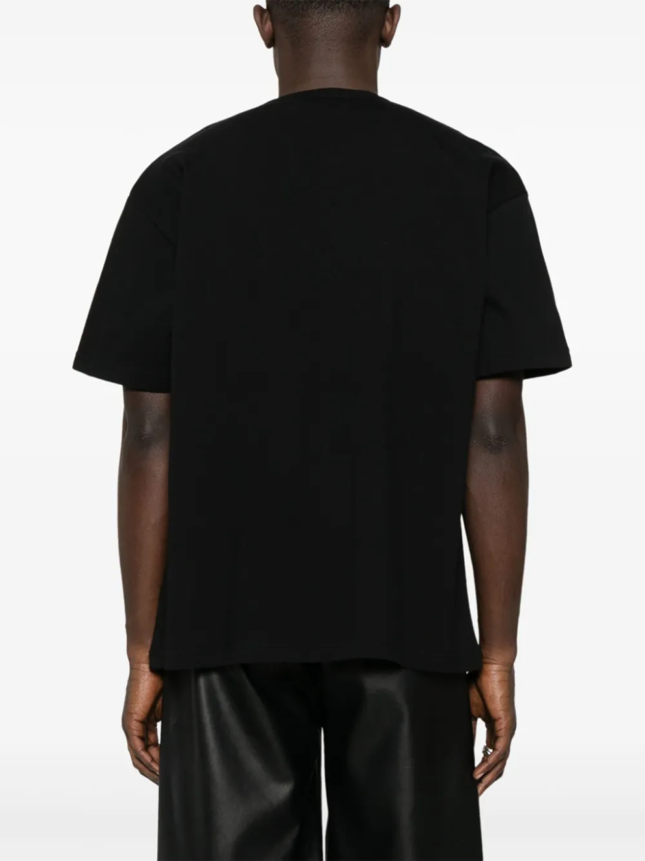 Футболка с логотипом Swoosh из коллаборации с Nike Comme Des Garçons, черный — фото 4
