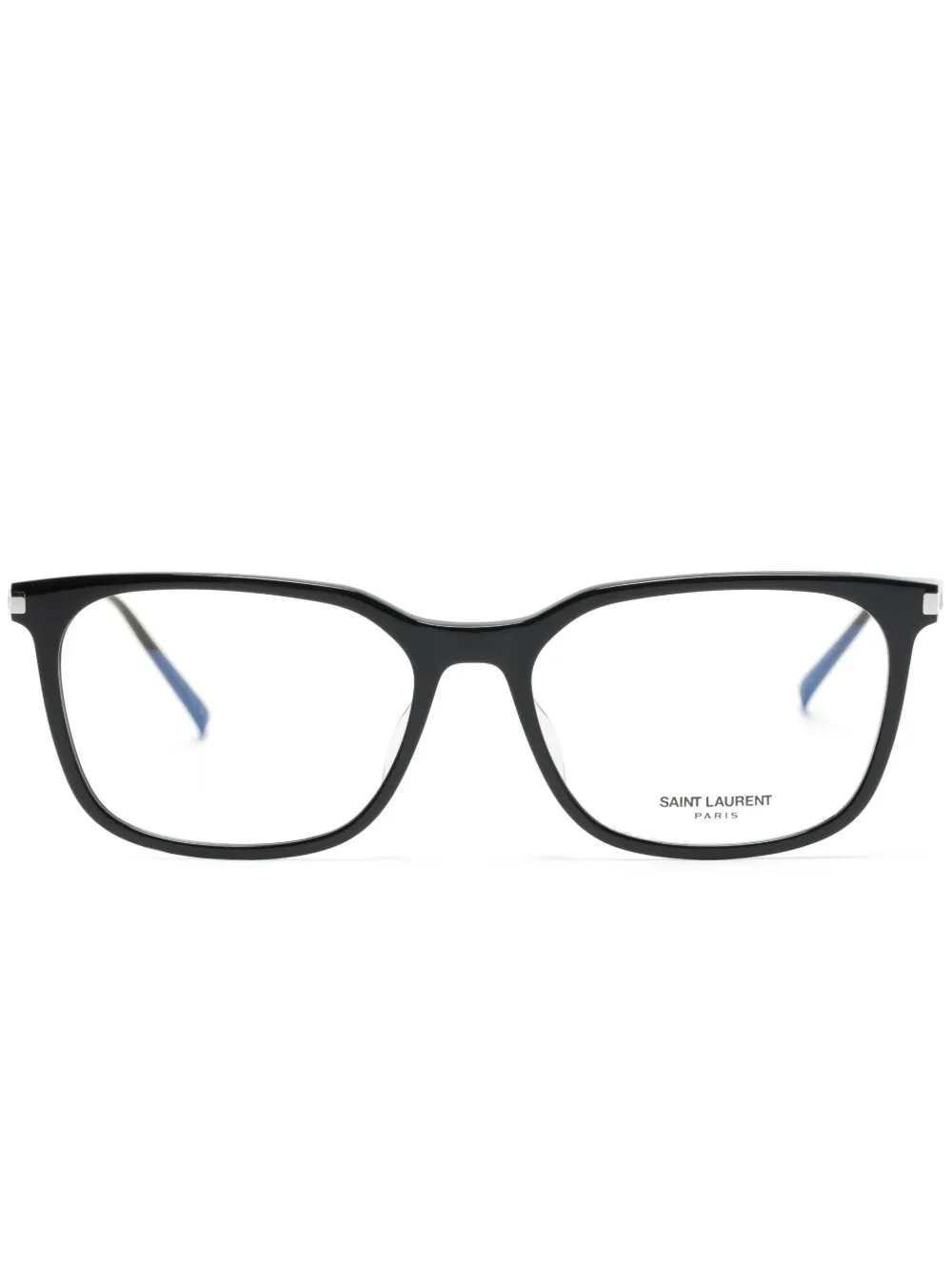 

Очки в квадратной оправе с логотипом Saint Laurent Eyewear, черный