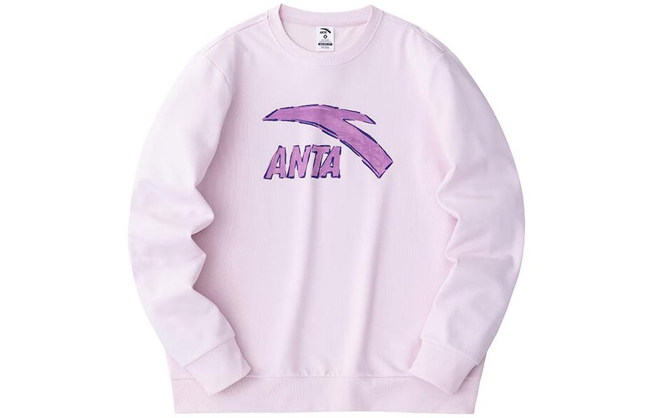 

Толстовка Anta Life Collection унисекс, цвет прозрачно-розовый