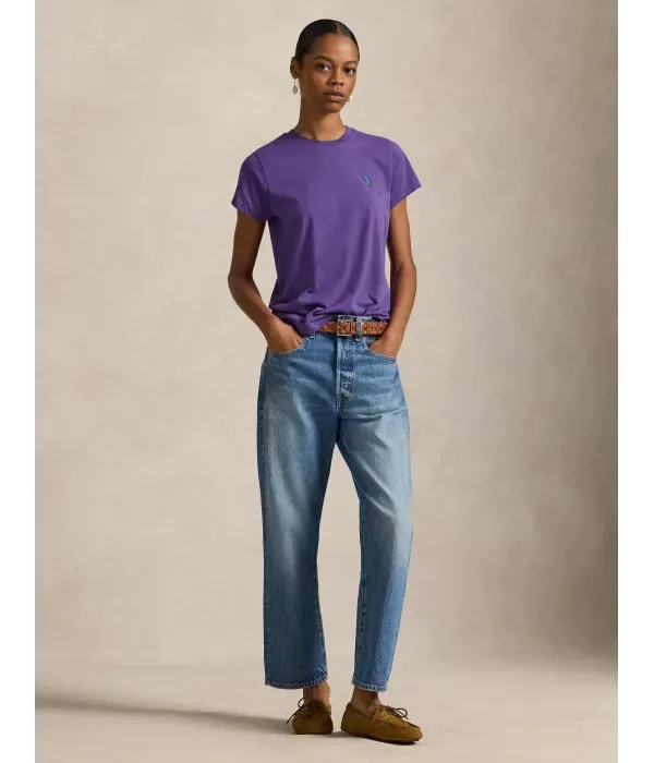 Футболка classic fit Polo Ralph Lauren, фиолетовый — фото 2