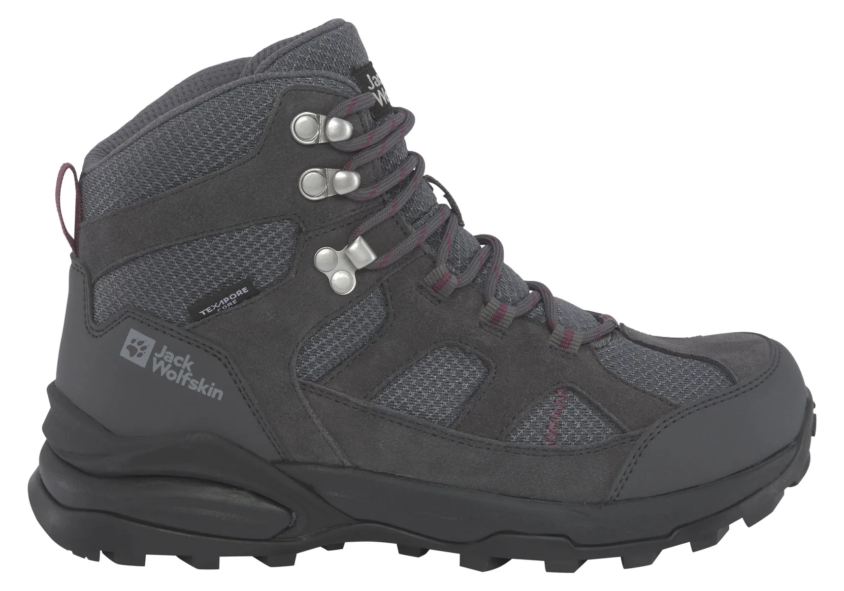 Кроссовки Jack Wolfskin "TRAIL HIKER TEXAPORE MID W", водонепроницаемые, фиолетовый — фото 2