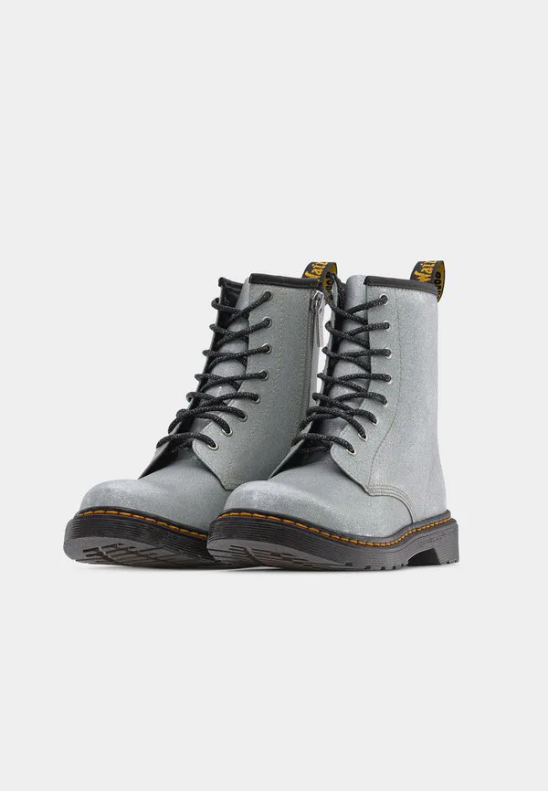 1460 8-луночные ботинки унисекс на шнуровке Dr. Martens, Silver-Coloured — фото 3