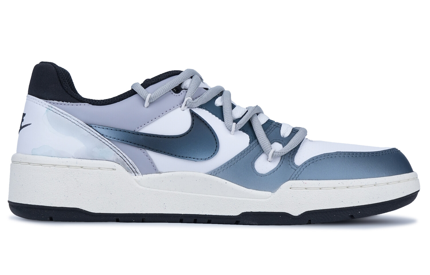 

Кроссовки Nike Full Force Skateboarding Shoes Men Low-top Blue/black/white, темно-синий