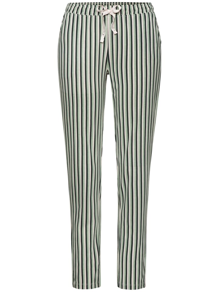 

Пижамные штаны в зеленую и белую полоску s.Oliver