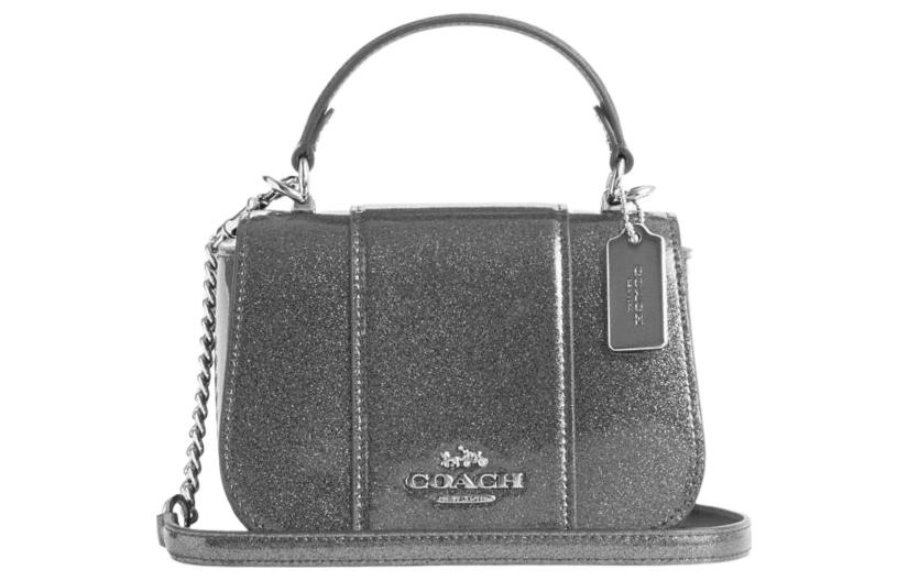 

Сумка из ПВХ с коровьей кожей, сумка через плечо, женская сумка-труба COACH