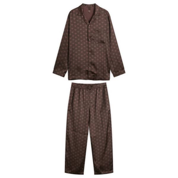 

Комплект для сна из атласа Skims, Cocoa Heart Halfdrop