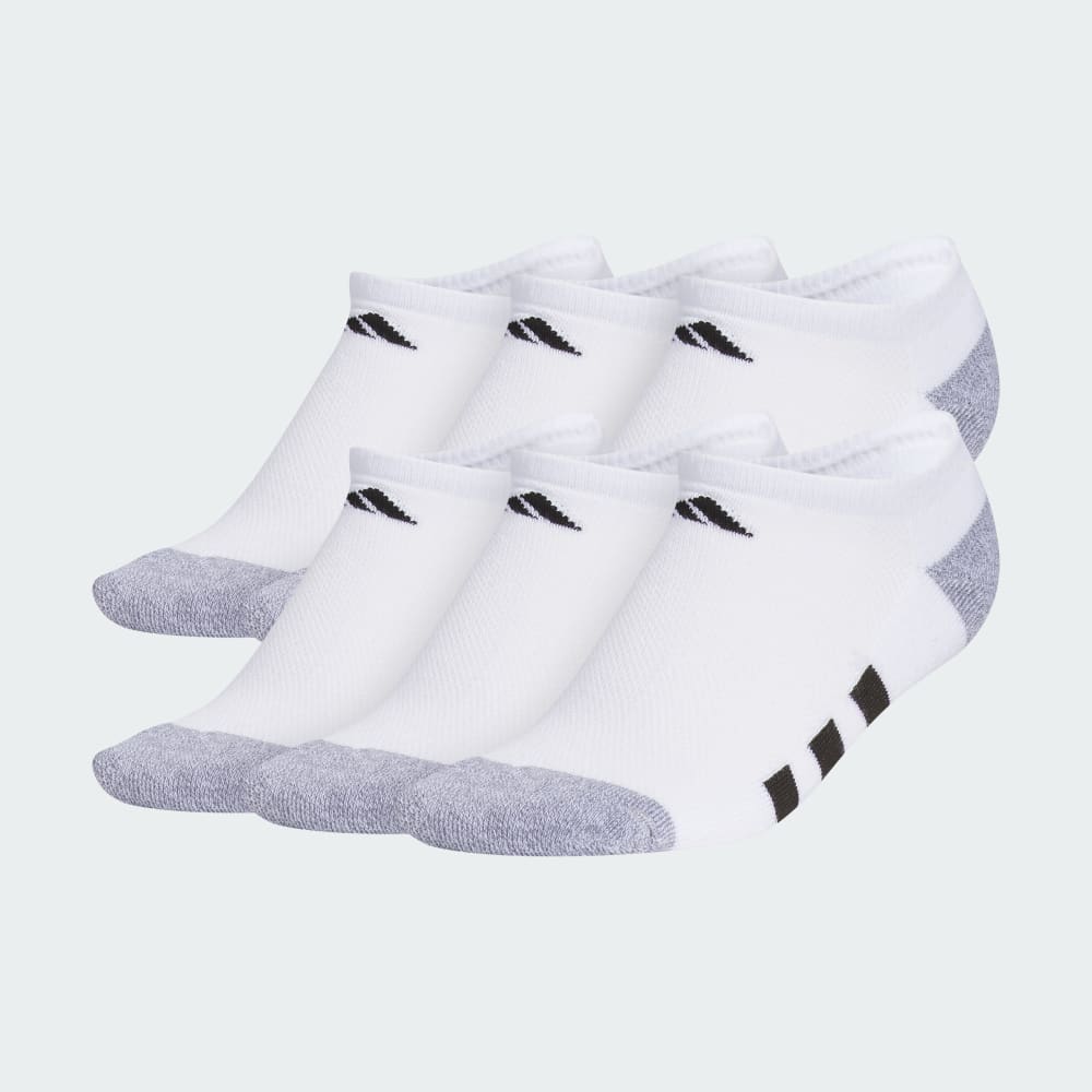 

Носки Adidas Athletic Cushioned 6-Pack No-Show Socks Kids, цвет White/Grey/Black