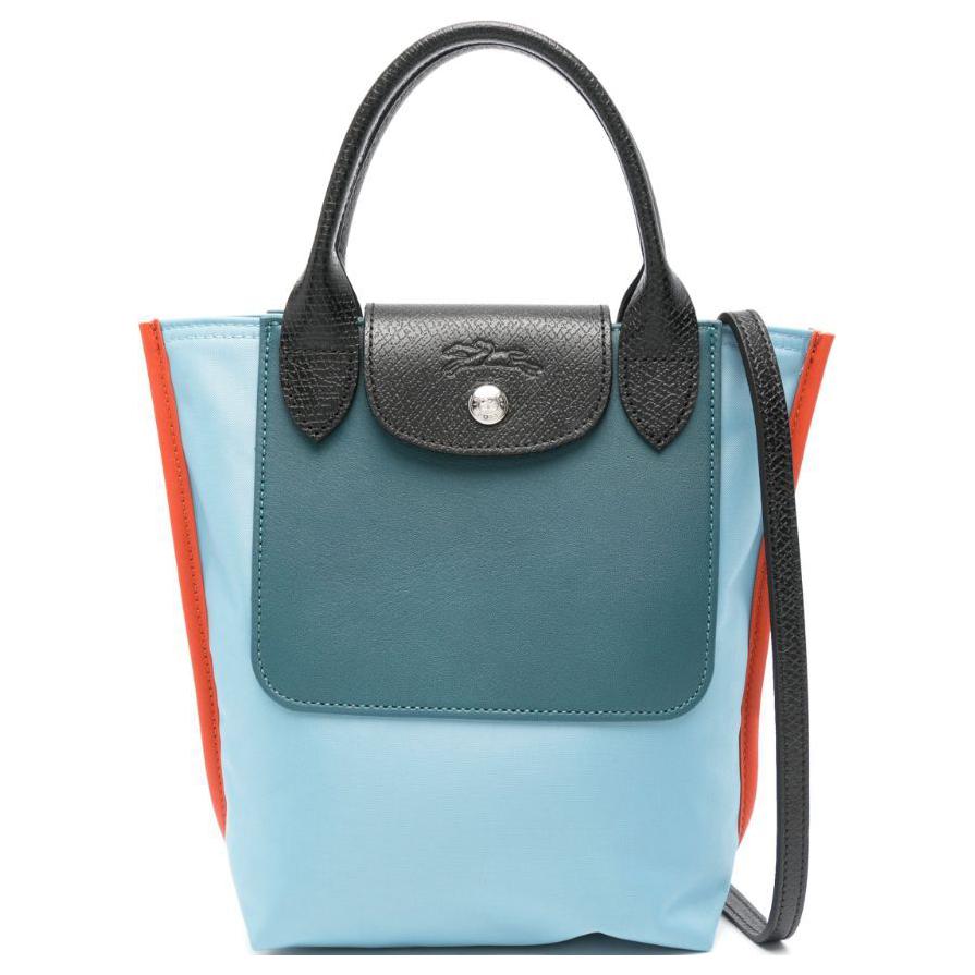 

Сумка-шоппер Le Pliage Re-play Polyamide Extra Small сине-оранжевая LONGCHAMP