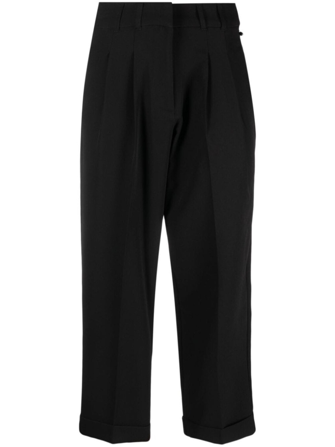 

DKNY зауженные брюки с завышенной талией, черный
