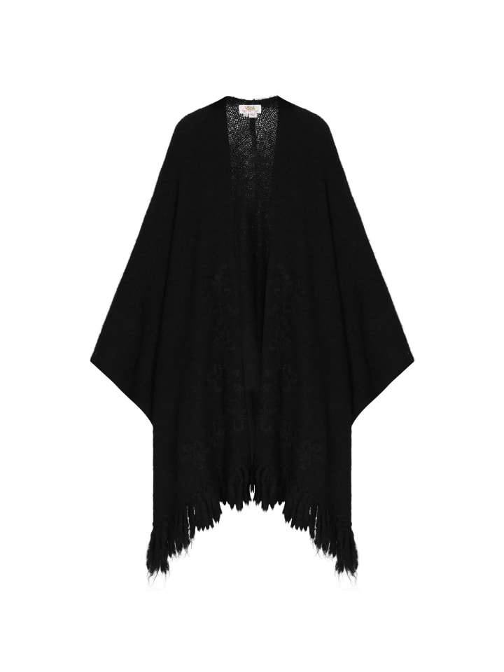 

Женский кардиган черного цвета usha FESTIVAL