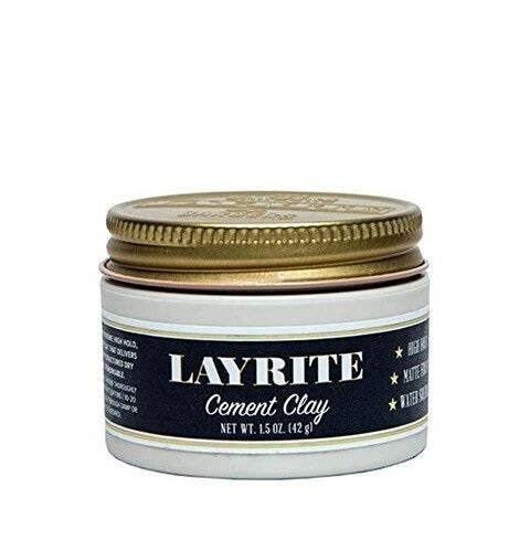 Матовая помада для волос Layrite Cement Clay, сверхсильная фиксация — фото 2