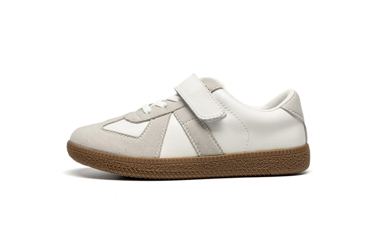 

Детские кожаные низкие кроссовки для скейтбординга LEAVELAND, белый