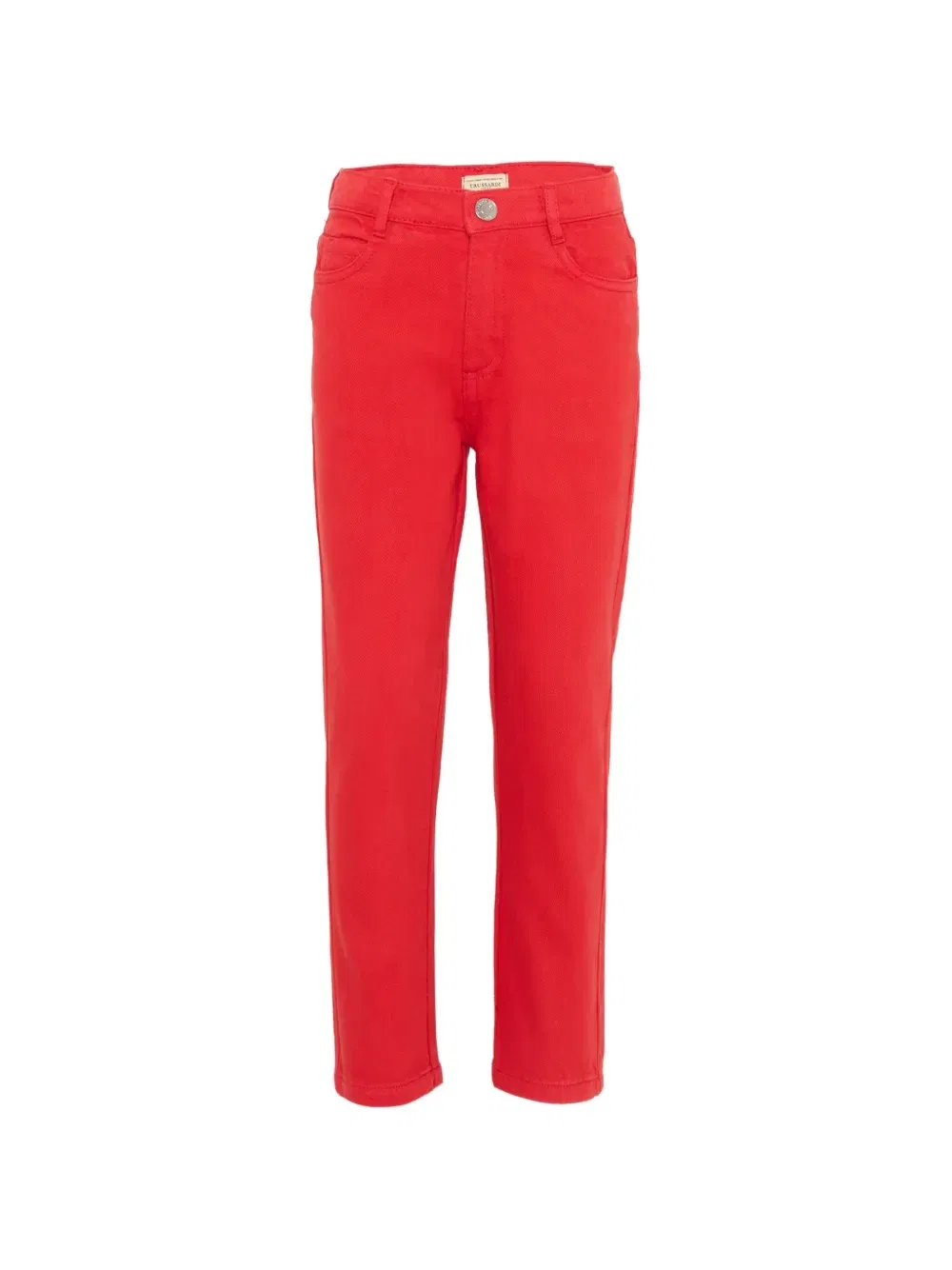 Брюки с пятью карманами Trussardi Junior, красный