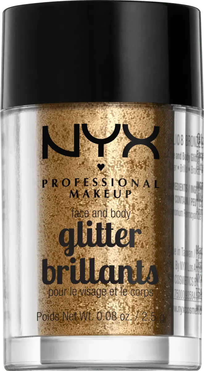 

Глиттер для лица и тела 08 Бронза 2,5 г NYX PROFESSIONAL MAKEUP