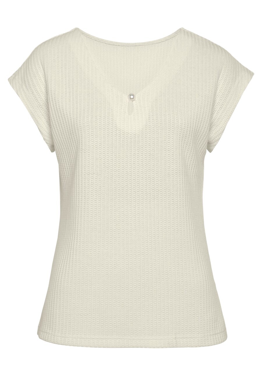 

Футболка LASCANA Shirt, кремовый