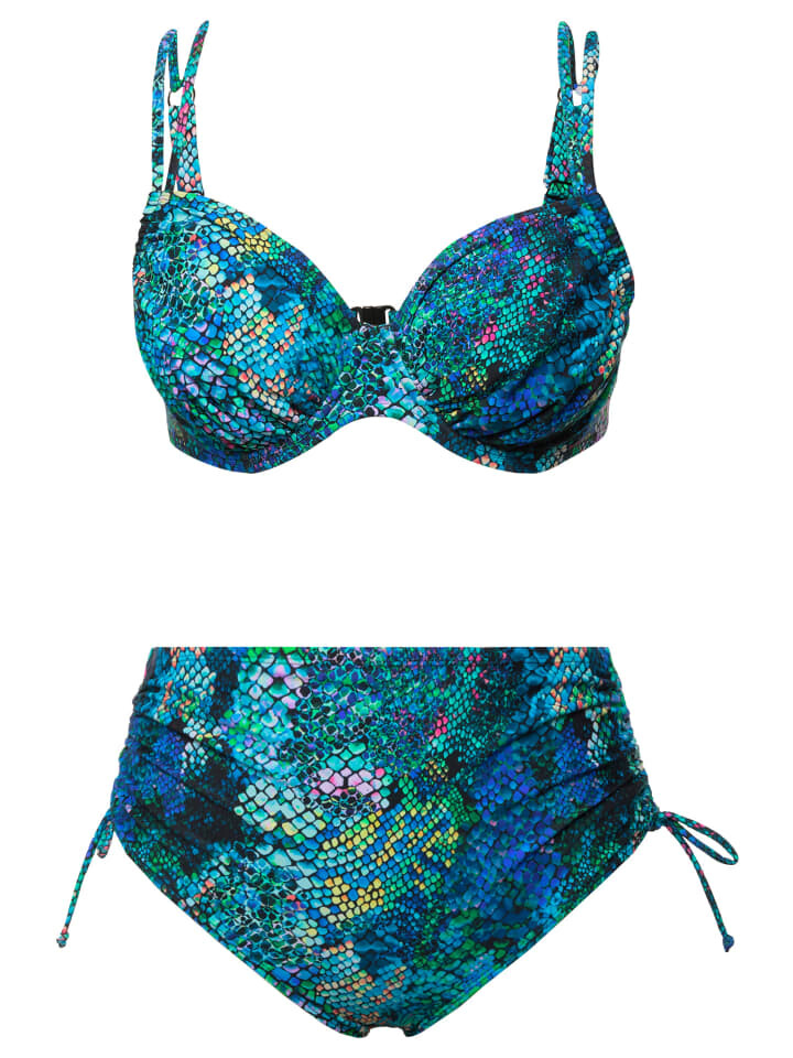 

Комплект бикини Ulla Popken Bikini, цвет türkisblau