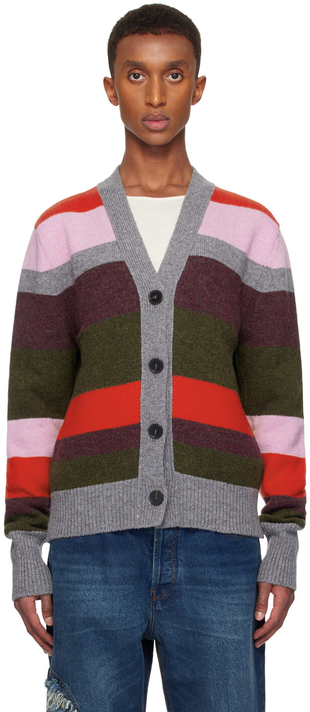 

Многоцветный кардиган Studious Edward Cuming, Red/Plum/Gray