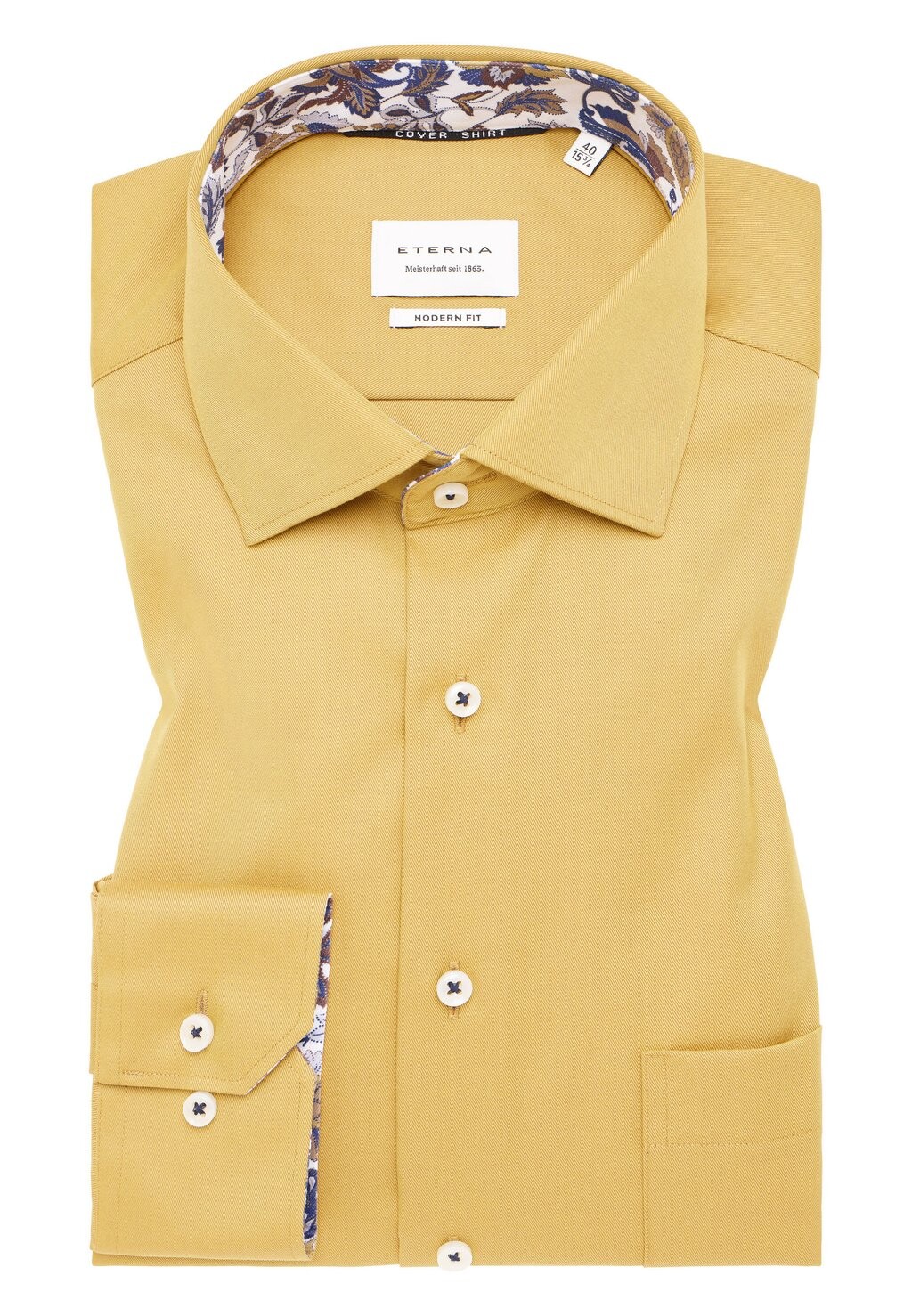 

Рубашка MODERN FIT Eterna, желтый