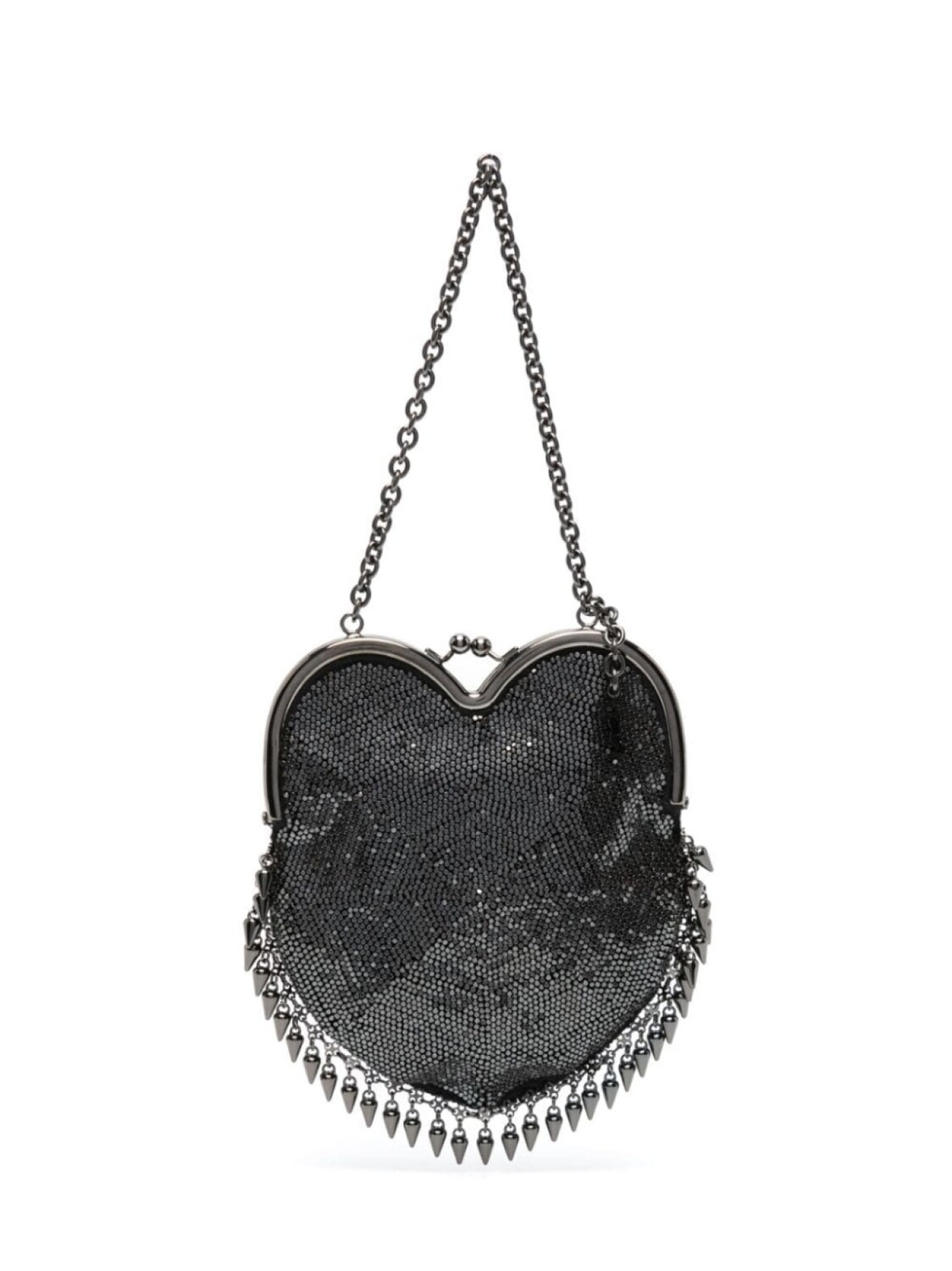

Сетчатая мини-сумка Saint Laurent, серебристый