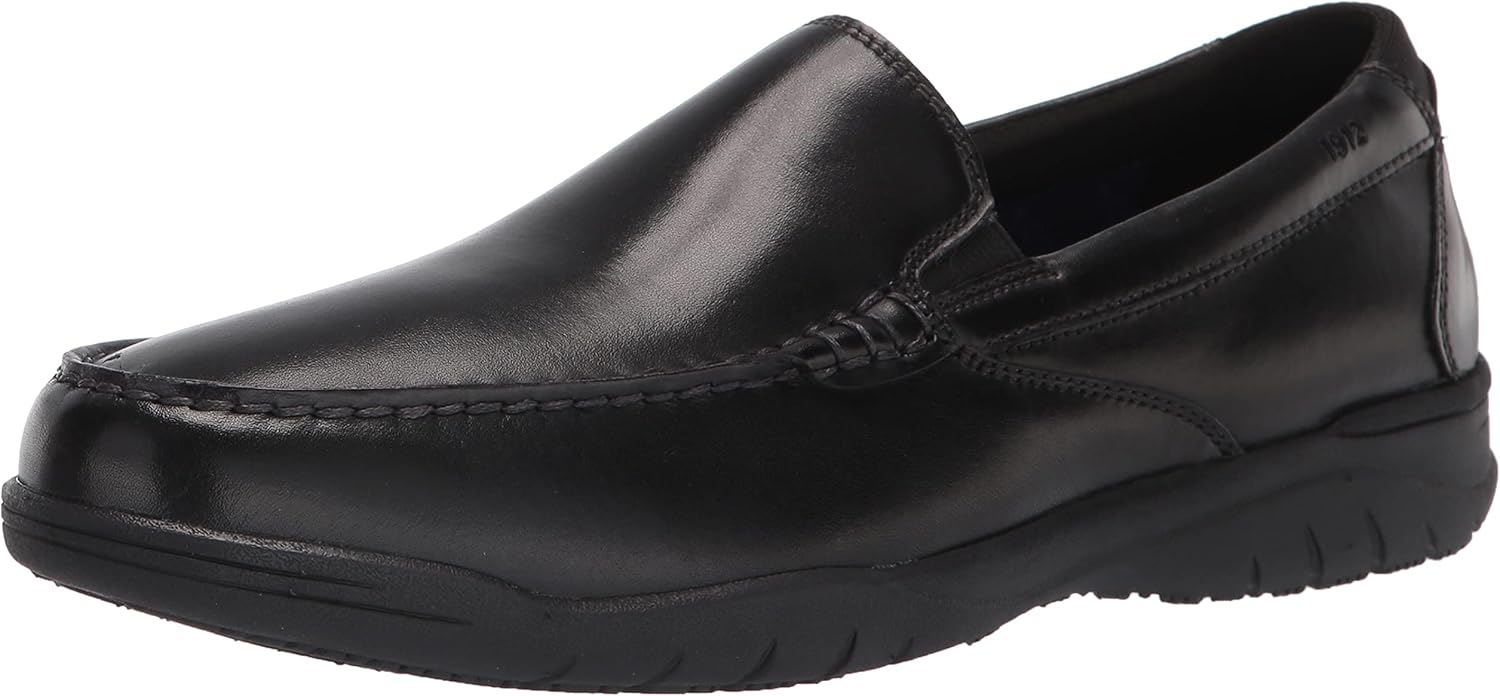 

Мужские слипоны Nunn Bush Sumter с мокасиновой подошвой и венским носком, черный