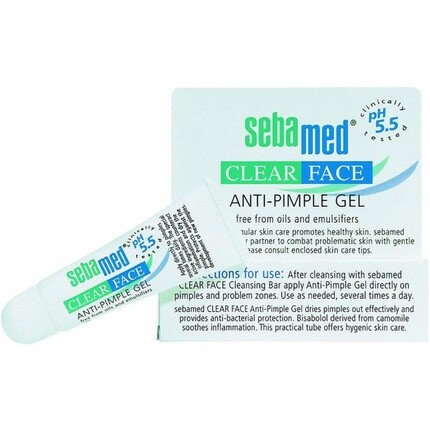 

Прозрачный гель для лица против прыщей 10 мл, Sebamed