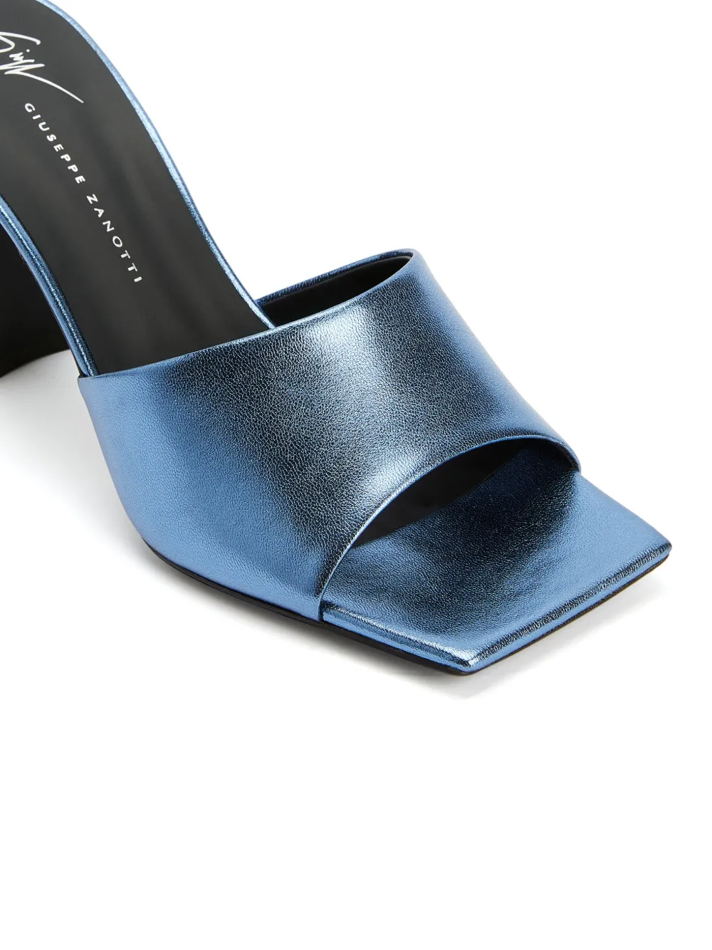Мюли Solhene 85 Giuseppe Zanotti, синий — фото 4