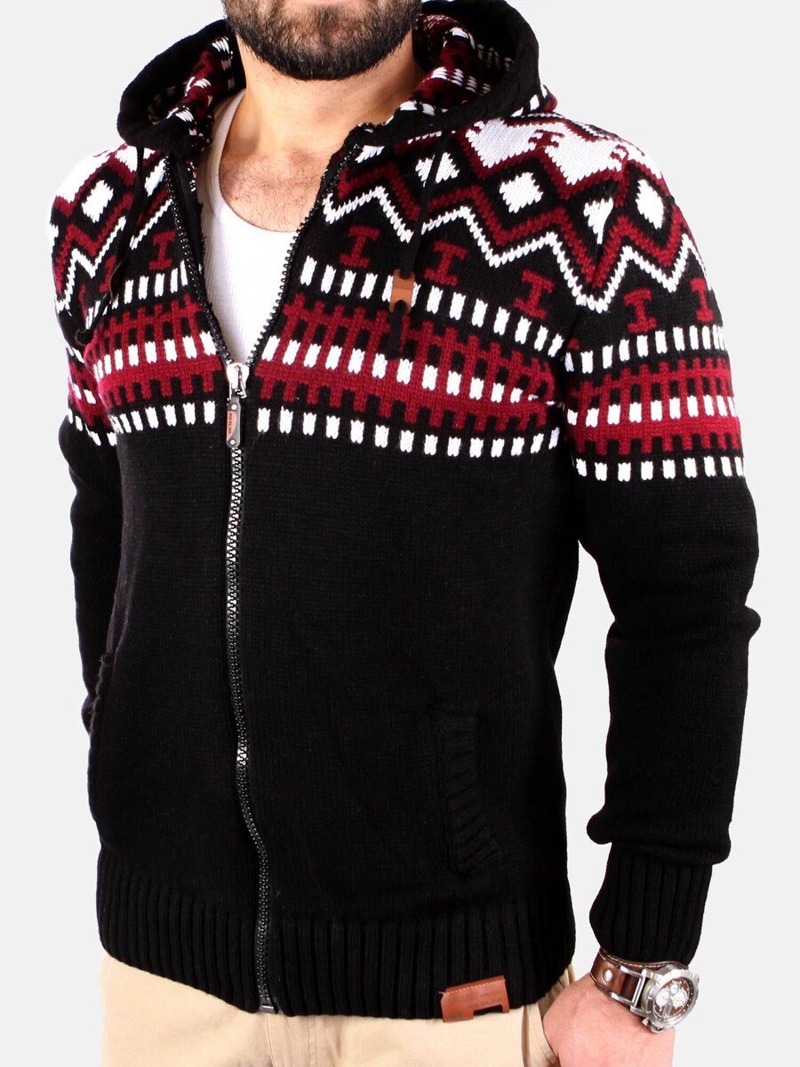 

Вязаный кардиган Reslad RS3104, черный