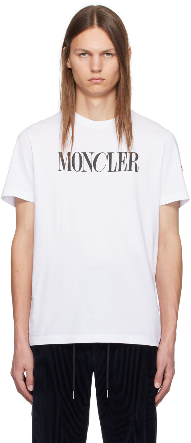 

Футболка с логотипом Moncler, белый
