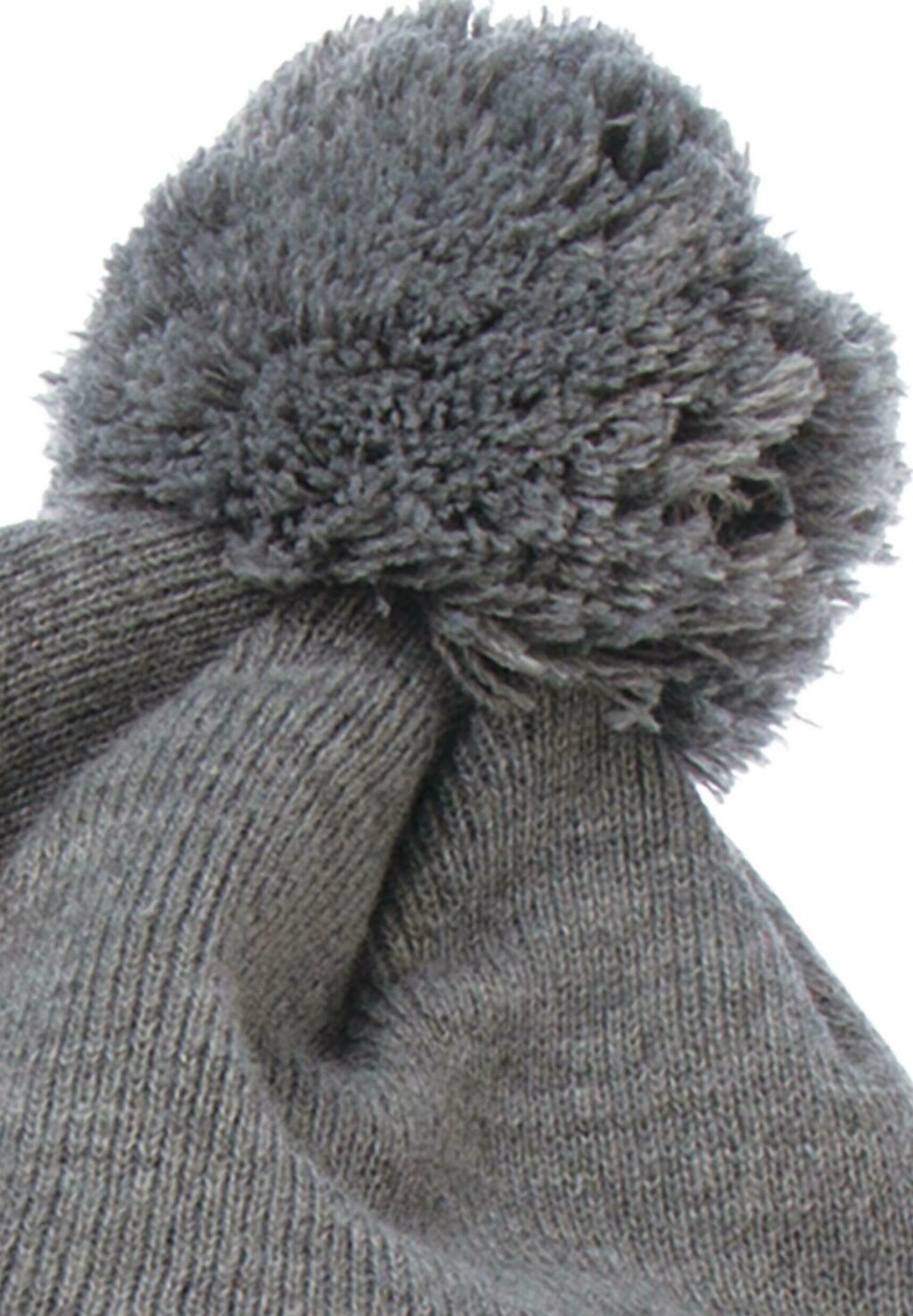 

Шапка CUFFED POM POM Flexfit, серый
