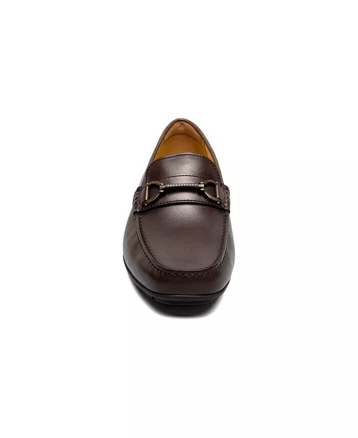 Мужские мокасины Motor Moc Toe Bit Driving Loafer Florsheim, коричневый — фото 2