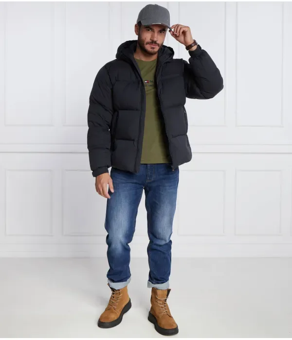 Пуховая куртка с капюшоном "Нью-Йорк" regular fit Tommy Hilfiger, темно-синий — фото 2