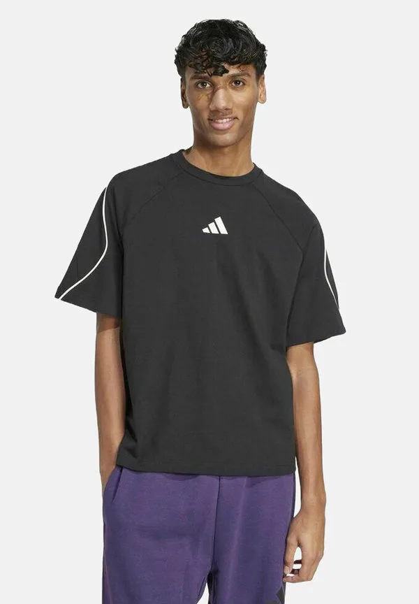 Футболка с принтом стадиона м Adidas Performance, Black Owhite
