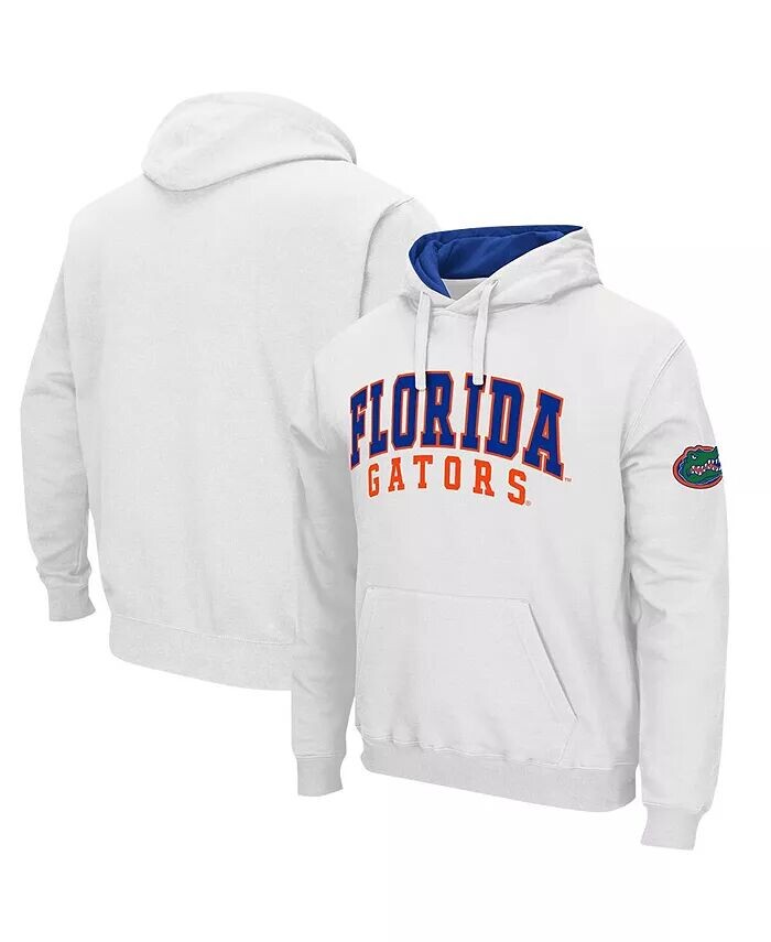 

Мужская белая толстовка с капюшоном Florida Gators Double Arch Colosseum